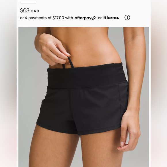 Lululemon Speed Up Low-Rise Lined Short 2.5" Size 4 Athletic Running Shorts - Picture 9 of 9